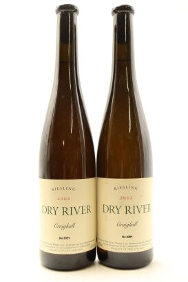 (2) 2002 Dry River Craighall Vineyard Riesling, Martinborough [JR18]