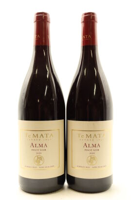 (2) 2020 Te Mata Estate Alma Pinot Noir, Hawke's Bay