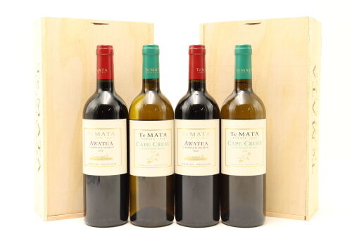 (1) 2020 Te Mata Estate 'Awatea' Cabernets - Merlot & 2020 Te Mata Estate Cape Crest Sauvignon Blanc, Hawke's Bay, Two Gift Boxes Sold as One Lot
