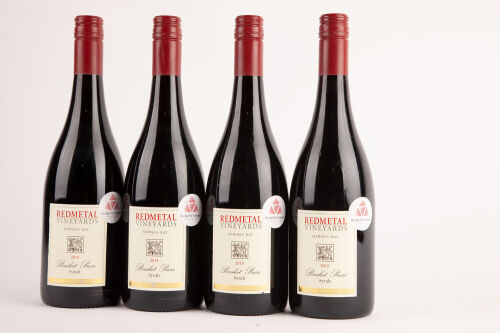 (4) 2015 Redmetal Vineyards Basket Press Syrah, Hawkes Bay