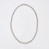 18ct White Gold, Double Row, Flexible, 5.00cts Total Diamond Necklace - 2