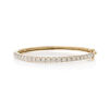 10ct Yellow Gold, Diamond Bangle of 4.80 carats Total