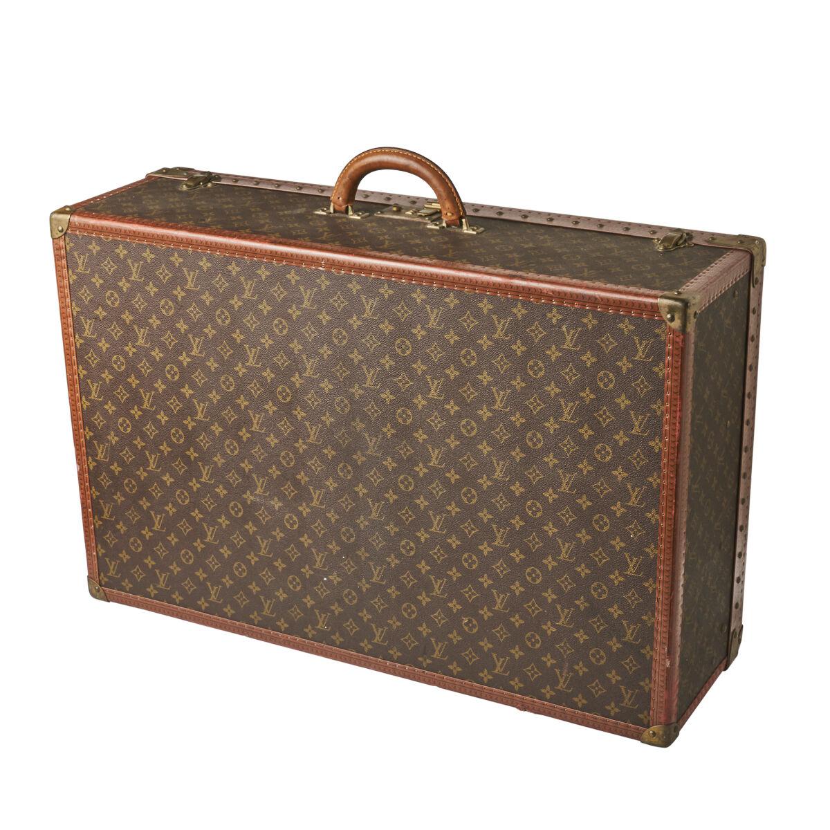 At Auction: LOUIS VUITTON Monogram Canvas Suitcase Alzer 60