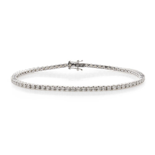 18ct White Gold, 4.00ct Diamond Tennis Bracelet
