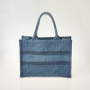 Christian Dior Denim Book Tote - 3