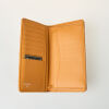 Chanel Orange Patent Quilted Leather Wallet - 2