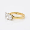 18ct Yellow Gold/Platinum, 2.27ct Three Stone Diamond Ring - 2