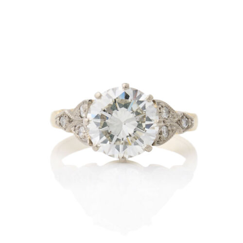 18ct Yellow and White Gold, 2.45ct Diamond Ring