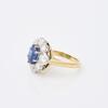 18ct Yellow Gold, Handmade, 2.30ct Sapphire and Diamond Ring - 2