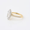 Platinum & 18ct Yellow Gold, Marquise Cluster Diamond Ring of 1.36cts Total - 2