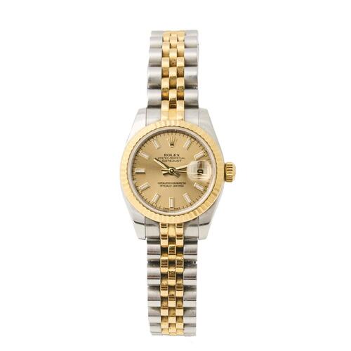 Ladies, Rolex Datejust, in Stainless Steel and Yellow Gold