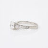 Platinum, 1.26ct Diamond Solitaire Ring with Diamond Set Shoulders - 2