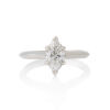 Naveya & Sloane, Platinum, 1.00ct Marquise Diamond Solitaire Ring