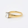 18ct Yellow/White Gold, 1.17ct Princess Cut Diamond Solitaire Ring - 2