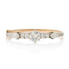 Handmade, 18ct Yellow Gold, Impressive Antique Diamond Bangle of 10.30cts Total