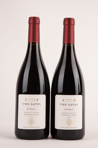 (2) 2008 Two Gates Syrah, Hawkes Bay