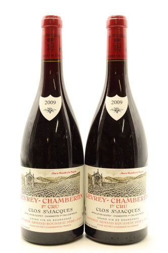(2) 2009 Domaine Armand Rousseau Pere et Fils Clos Saint-Jacques, Gevrey-Chambertin Premier Cru, Cote de Nuits [JR17.5]