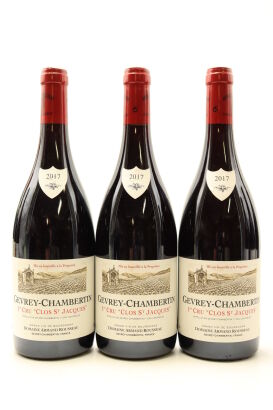 (3) 2017 Domaine Armand Rousseau Pere et Fils Clos Saint-Jacques, Gevrey-Chambertin Premier Cru
