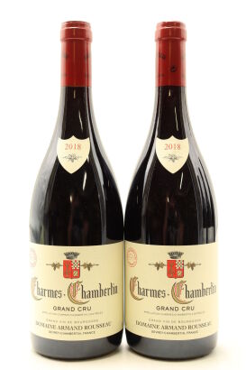 (2) 2018 Domaine Armand Rousseau Pere et Fils Charmes-Chambertin Grand Cru, Cote de Nuits [JR18]