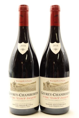 (2) 2018 Domaine Armand Rousseau Pere et Fils Clos Saint-Jacques, Gevrey-Chambertin Premier Cru [JR18.5] [RP95] [WS96]