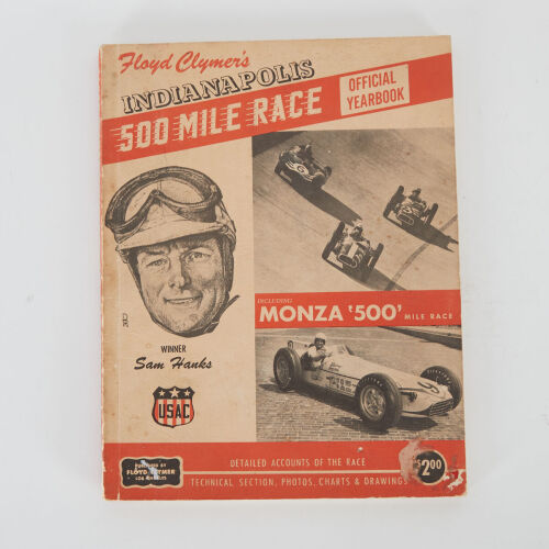 CLYMER Indianapolis 500 Mile Race Yearbook 1957