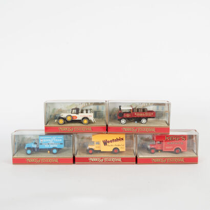 A lot of 5 Matchbox Models of Yesteryear