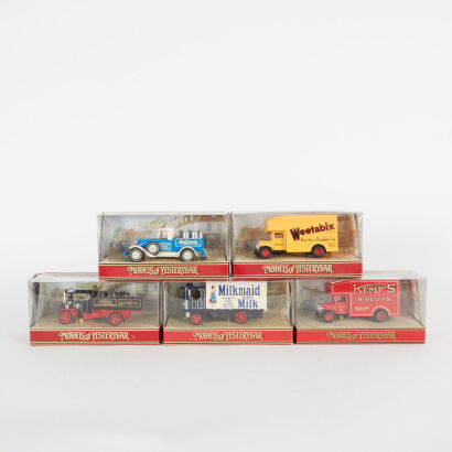 A lot of 5 Matchbox Models of Yesteryear