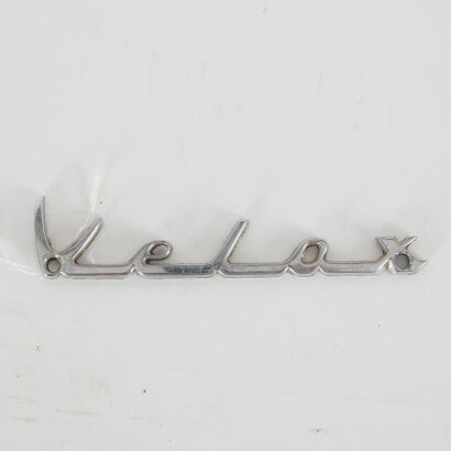 A Vintage Vauxhall Velox Car Badge