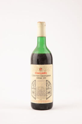 (1) 1974 McWilliams Cabernet Sauvignon