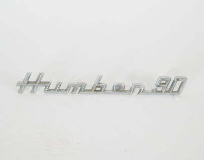 A Vintage Humber 90 Car Badge