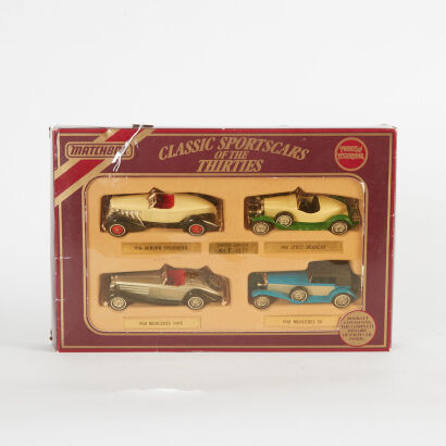 Matchbox Classic Sportscars of the Thirties 4 Model Set