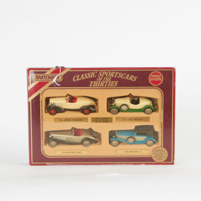 Matchbox Classic Sportscars of the Thirties 4 Model Set