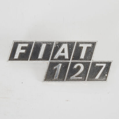 A Vintage Fiat 127 Car Badge