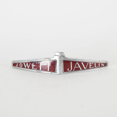 A Vintage Jowett Javelin Car Badge