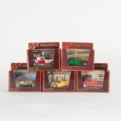 A lot of 5 Matchbox Models of Yesteryear