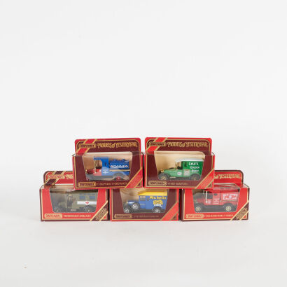 A lot of 5 Matchbox Models of Yesteryear