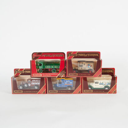 A lot of 5 Matchbox Models of Yesteryear