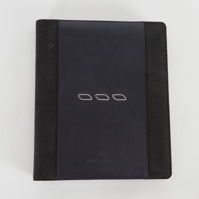 A Maserati Notepad in Leather Folder