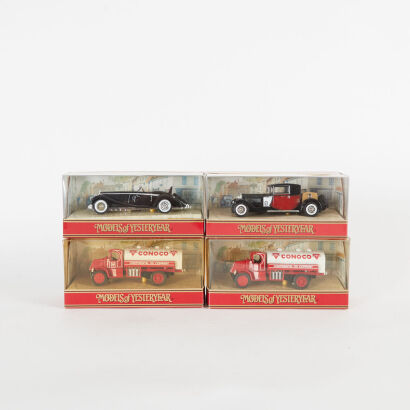 A lot of 4 Matchbox Models of Yesteryear