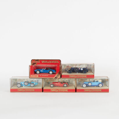 A lot of 5 Matchbox Models of Yesteryear