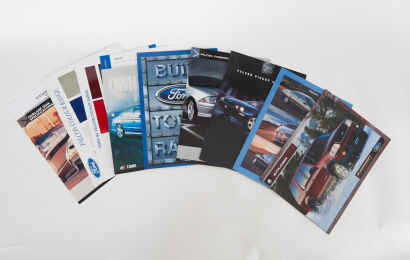 A lot of 10 Ford Sales Brochures