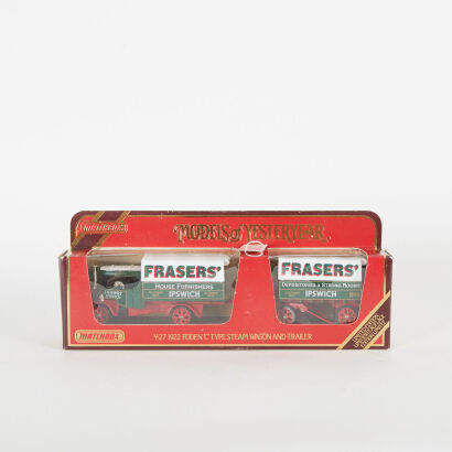 Matchbox Y-27 Foden 'C' Type Steam Wagon and Trailer Special Set