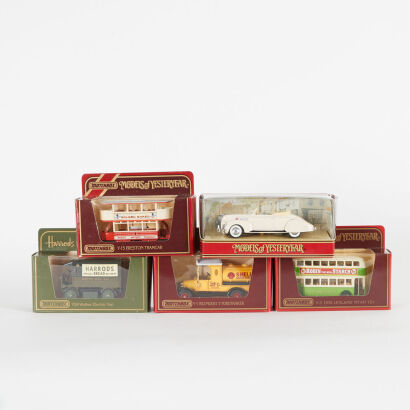 A lot of 5 Matchbox Models of Yesteryear