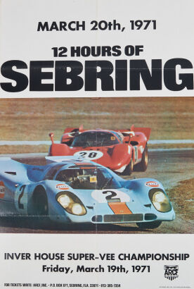 1971 Sebring 12 Hour Race Florida