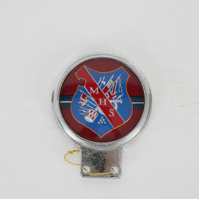 A Military Historical Society car badge