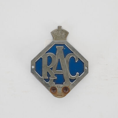 A RAC Victoria Stokes Car Badge