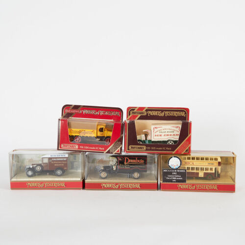 A lot of 5 Matchbox Models of Yesteryear