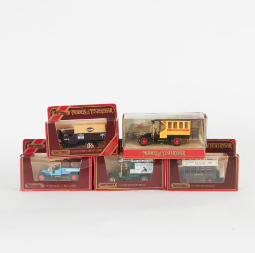 A lot of 5 Matchbox Models of Yesteryear