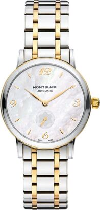 Montblanc Star Automatic Ladies Steel and Gold Wristwatch, RRP $8,595