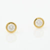 18ct Yellow Gold, 1.00ct Diamond Stud Earrings